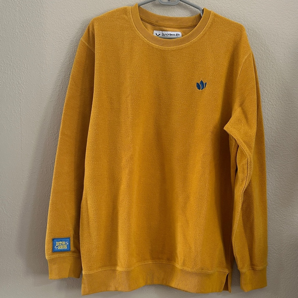 Men's Dutch Bros Mustard Yellow Sweater